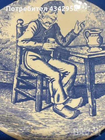 Delfts. Holland. 4 чинийки., снимка 2 - Антикварни и старинни предмети - 52022036