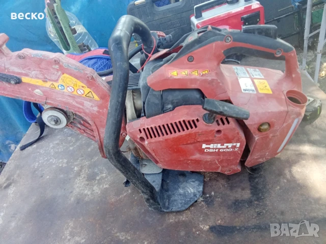 Hilti 2 бр.бензинови фугорези работят перфектно