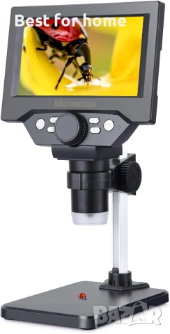 Koolertron 5.5-инчов LCD цифров микроскоп, 8MP 1-1000X увеличение, 8 LED светлини