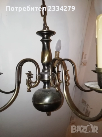 Стари настолни лампи, аплици за стена, лампа за таван и паркетна лампа. , снимка 17 - Настолни лампи - 52867361