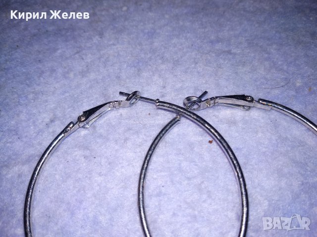 СТИЛНИ КЛАСИЧЕСКИ СРЕБРИСТИ ВИНТИДЖ АРТ ОБЕЦИ от НЕРЪЖДАЕМА БЛАГОРОДНА СТОМАНА 37424, снимка 6 - Обеци - 41389441