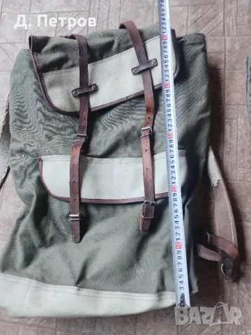 Брезентова раница, снимка 3 - Спортна екипировка - 44217909