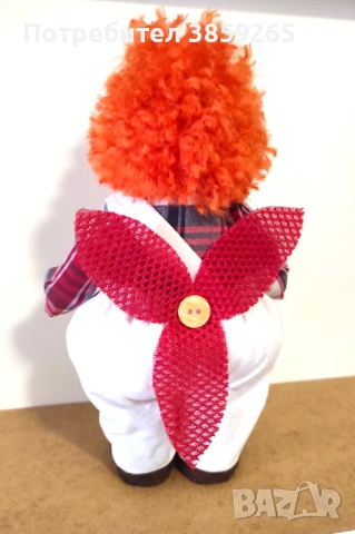 Кукла Карлсон. Фрекен Бок. Ръчно изработена., снимка 4 - Кукли - 52420973