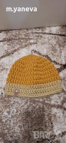 ръчно изплетени топли шапки унисекс, снимка 3 - Шапки - 52873829