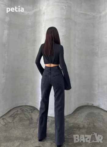 Дамски дънки с брокат, снимка 3 - Дънки - 52631910