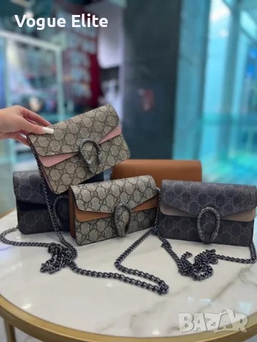 Дамска чанта с верижка на Gucci 