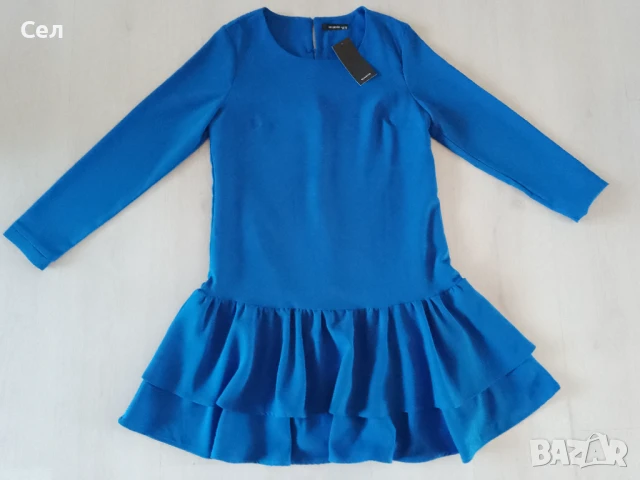 Нова синя рокля Reserved 38, снимка 2 - Рокли - 51139306
