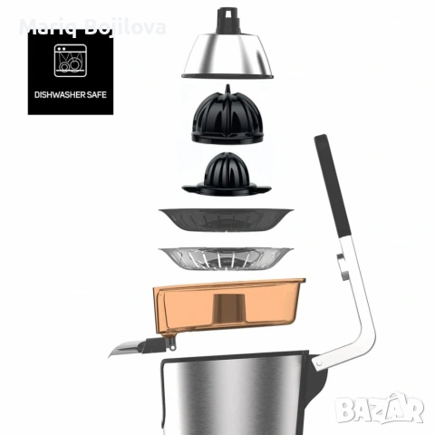 Професионална сокоизстисквачка Taurus Easy Press 1000 Legend – 1000W AC мотор и неръждаема стомана, снимка 10 - Сокоизстисквачки и цитрус преси - 53598434