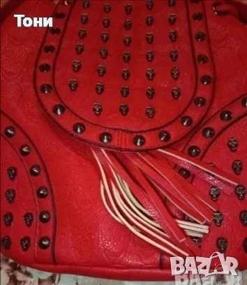 MISS LULU Оригинал Нова Кожена Дамска Раница, снимка 3 - Чанти - 53489059