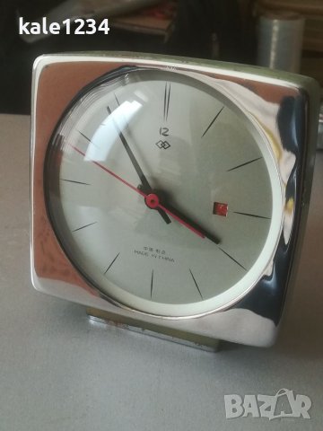 Китайски механичен будилник. Часовник. CINA. Vintage watch. Ретро модел , снимка 7 - Други - 40010224