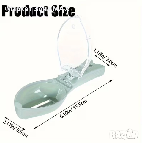 Обелвач за рибени люспи с метални ножчета – лесно и бързо почистване на риба, снимка 2 - Други стоки за дома - 52896321
