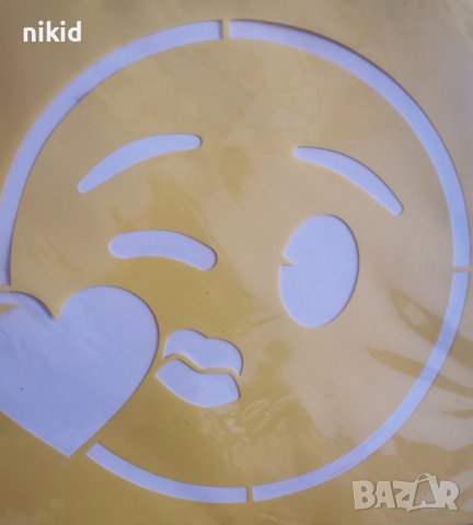 😉 emoji Еможи имотикон емотикон смайли стенсил шаблон за декор торта мебел стена с боя scrapbooking