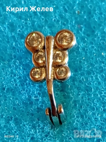 Дискретни елегантни сребърни обеци подходящи за ежедневието с инкрустирани кристали 44773, снимка 2 - Обеци - 52735418