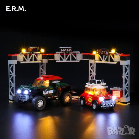 LIGHTAILING K-T светлини за Lego 75894 1967 Mini Cooper S Rally 2018 MINI John Cooper Works Buggy, снимка 9 - Колекции - 41228202