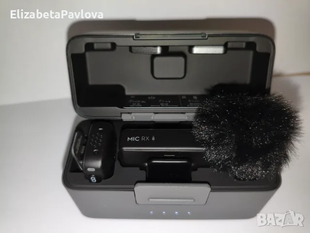 ПЪЛЕН Комплект DJI MIC Mini, 2 x Микрофон, 1 x Приемник, 1 x Станция за зареждане, снимка 2 - Микрофони - 55900918