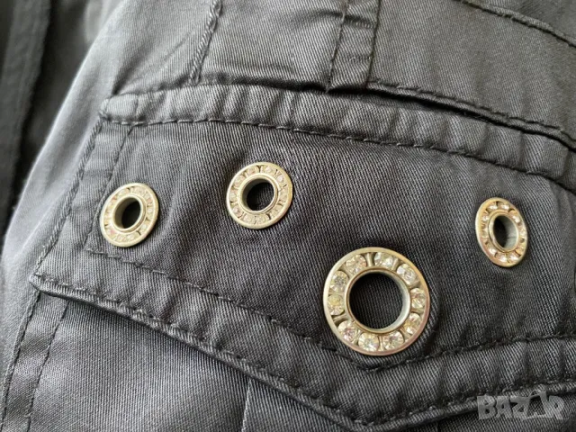 Късо тънко сатен яке - REFLEX, снимка 3 - Якета - 50437137