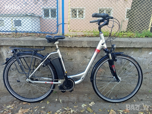 28 цола електрически алуминиев велосипед с 7 скорости усилени капли амортисьори хидравлични спирач, снимка 6 - Велосипеди - 52547922