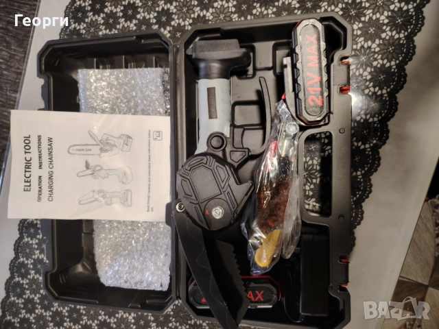 Мини верижен трион. , снимка 2 - Други инструменти - 53508084