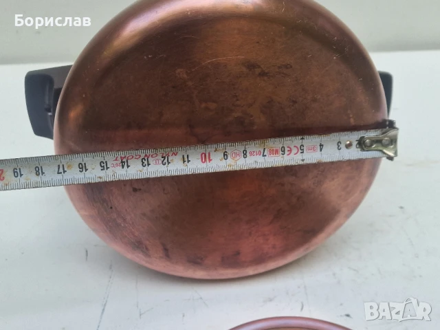 Медна тенджера, снимка 6 - Съдове за готвене - 50730345
