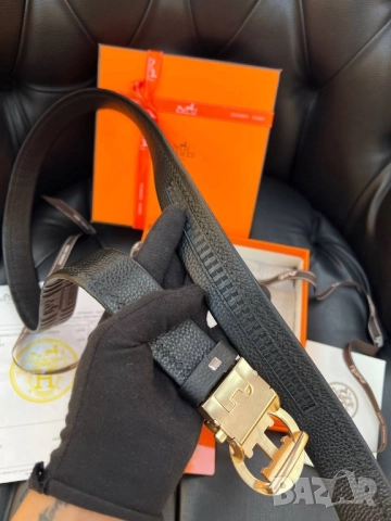 колани от естествена кожа в кутия със сертификат и торбичка louis vuitton hermes celine , снимка 5 - Колани - 51835243