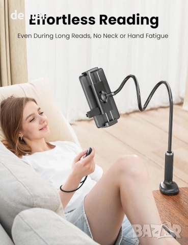 VOLTIFYMAX поставка за таблет с обръщач на страници Kindle, 4.7''-11'', снимка 4 - Друга електроника - 51856857