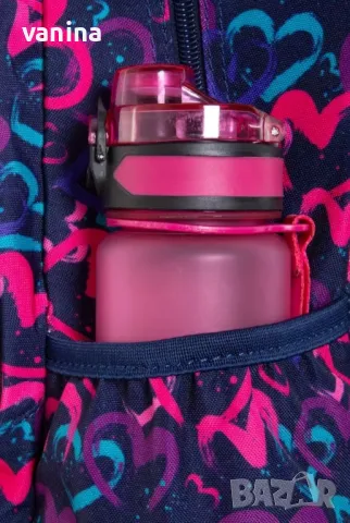 Ученическа раница "Сърца" за момиче, снимка 5 - Раници - 49282576