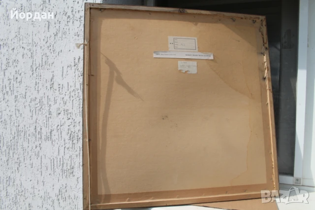 Китайска репродукция с дървена рамка, снимка 10 - Картини - 50474580