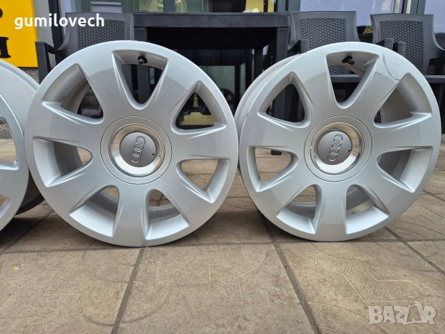 Оригинални Джанти Ауди А4/А6/А3-16 цола, снимка 6 - Гуми и джанти - 53051494