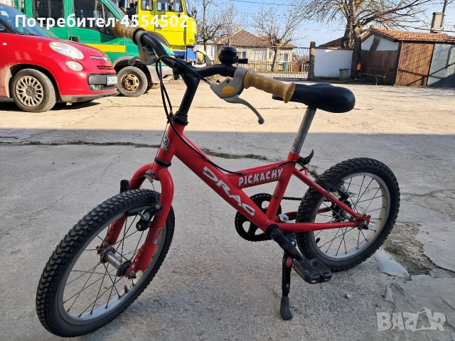 Велосипед Drag Pickachy 16" , снимка 2 - Детски велосипеди, триколки и коли - 53702692