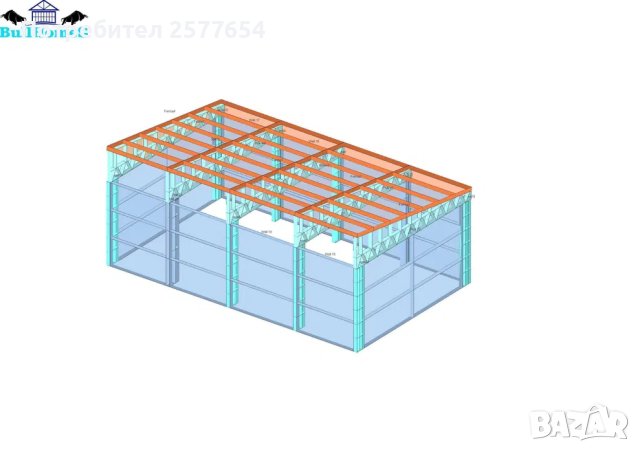 ЛИЗИНГ - Халета, Хале, Магазини, Магазин, Складове 60м2-10м х 6м х 3, снимка 5 - Строителни материали - 44160874