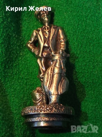 ГОЛЯМА МЕТАЛНА СРЕБРИСТА КОЛЕКЦИОНЕРСКА РЯДКА АРТ ФИГУРКА СТАТУЕТКА Магнит НЕ я ЛОВИ 38416, снимка 4 - Колекции - 41398935