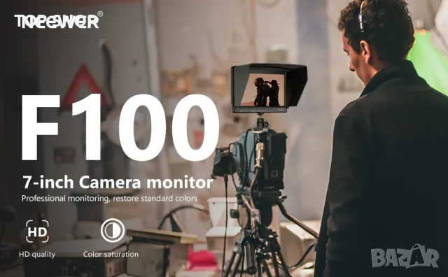 Професионален монитор Neewer F100 7-инчов 4K, снимка 8 - Светкавици, студийно осветление - 48678646