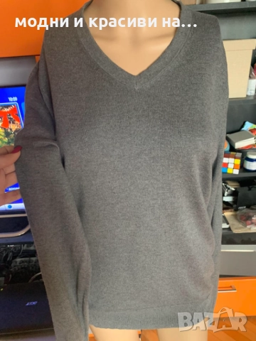 Мъжки пуловер Banana Republic, размер М (коприна, кашмир)