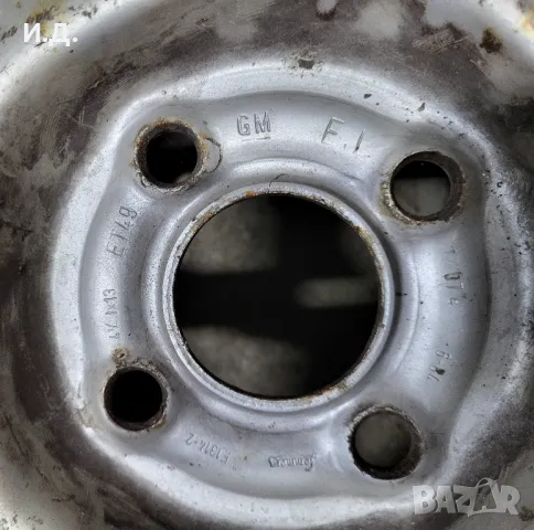 4 Джанти Опел 13 цола-60 лева, снимка 4 - Гуми и джанти - 49787516