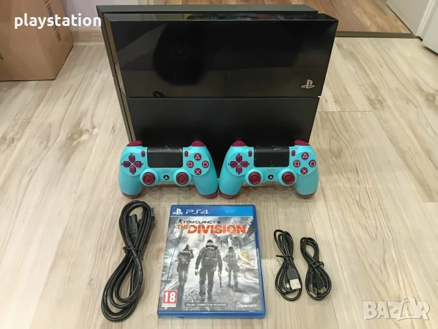 Playstation 4 с два нови контролера + Игра, снимка 3 - PlayStation конзоли - 51929821