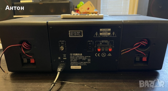 YAMAHA MCR-B020 micro система CD колони дистанционно MP3 USB Bluetooth, снимка 5 - Аудиосистеми - 52343234