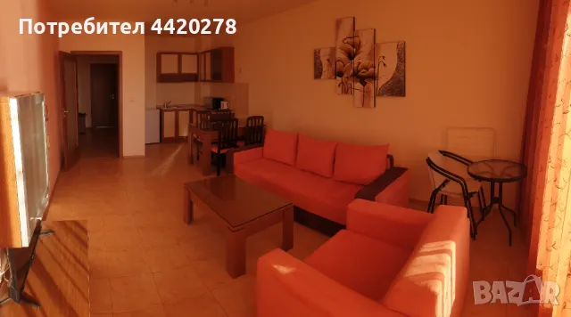 Единостаен апартамент с 2 тераси на първа линия в хотелски комплекс Аурелия в Равда. , снимка 4 - Апартаменти - 49643171