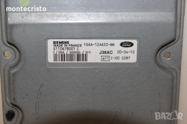 Моторен компютър Ford Fiesta (1995-2002г) YS6A-12A650-BB / YS6A12A650BB / S110678001 C / S110678001C, снимка 2 - Части - 52821254