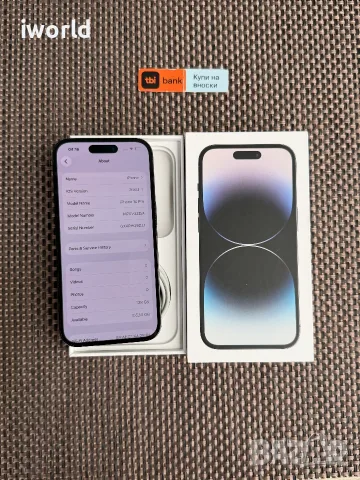 100% БАТЕРИЯ ❗️iPhone 14 Pro ❗️Лизинг от 19€/мес ❗️ Space Black 128Gb 📛 черен, снимка 10 - Apple iPhone - 56008009
