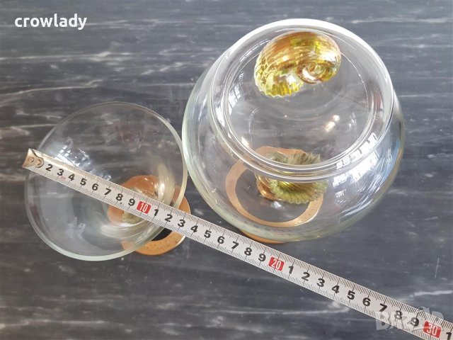 Дизайнерско и авторско Elime ръчно стъкло Мурано Чаша и Купа, снимка 11 - Декорация за дома - 40919496