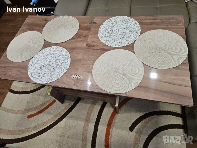 2v1 - Трапезна + холна с механизъм , снимка 2 - Маси - 56082941