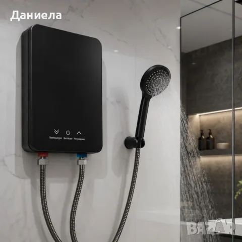Термостатичен проточен бойлер 5500W с моментално загряване на водата за 3 секунди, снимка 2 - Бойлери - 56072804
