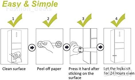 Нови 6 броя Защитни ключалки шкаф чекмедже предпазни за бебе дом, снимка 5 - Други - 41449069