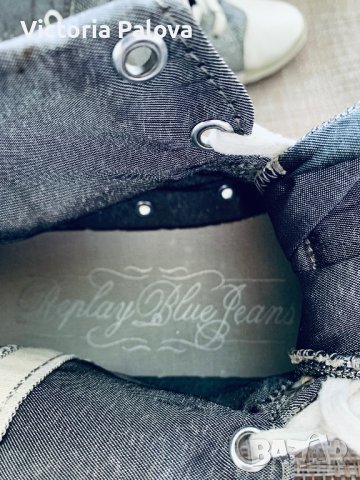 Скъпи маркови боти/кецове REPLAY Италия, снимка 8 - Кецове - 42659576