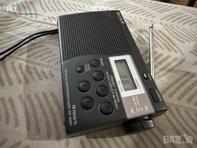 SONY ICF m260 Радио Транзистор без следи от ползване, снимка 5 - Радиокасетофони, транзистори - 56149974