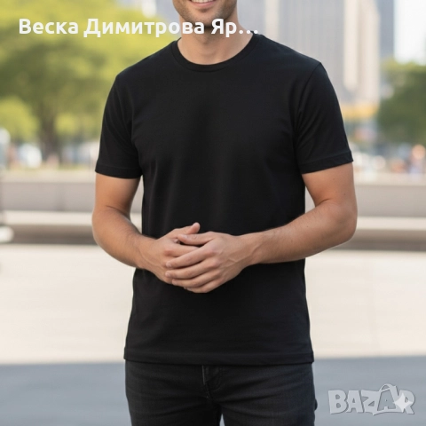 Мъжки тениски от 100% памук – 8 различни цвята. Вземаш 4 броя, получаваш 8 броя. Цената е за 1 бр , снимка 5 - Тениски - 51851140