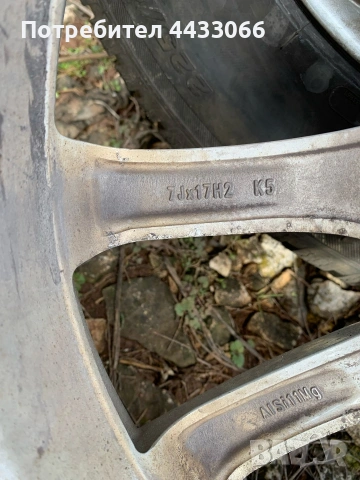 Джанти за Mazda 7Jx17H2 , снимка 4 - Части - 53610017