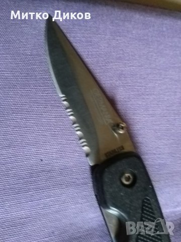 Немско Ножче Германия назъбено 102х75мм без луфт, снимка 5 - Ножове - 34655377