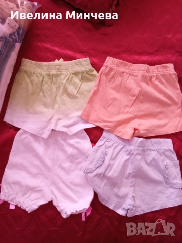Къси панталонки за момиче размер 92 , снимка 2 - Панталони и долнища за бебе - 51462035