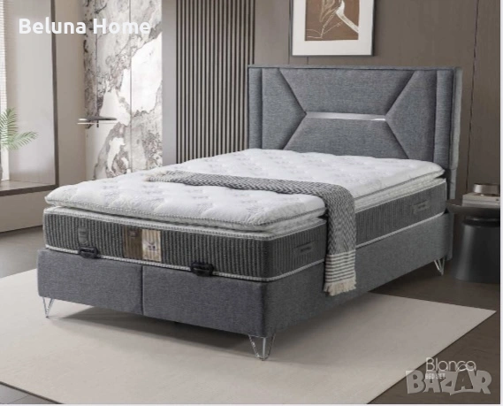 Тапицирано легло, снимка 4 - Спални и легла - 53614664